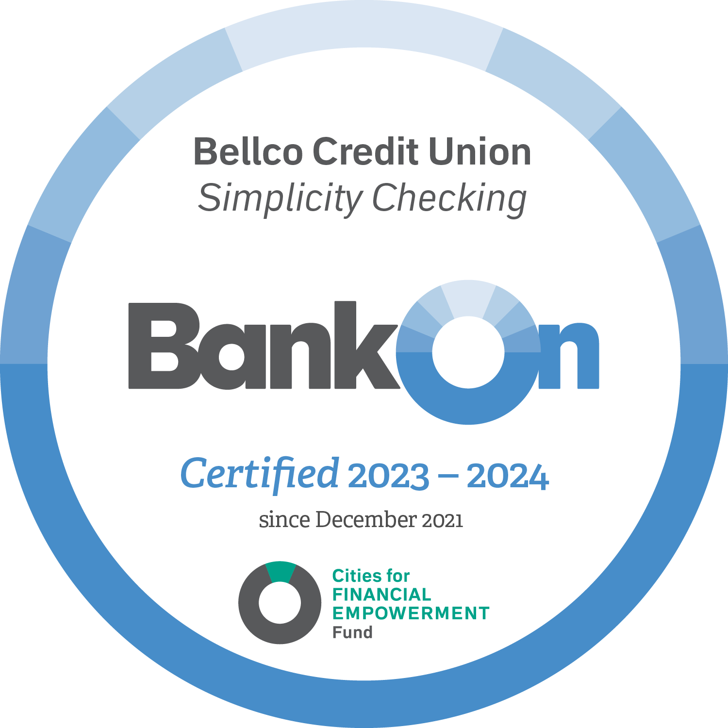 Bellco Credit Union Simplicity Checking Seal