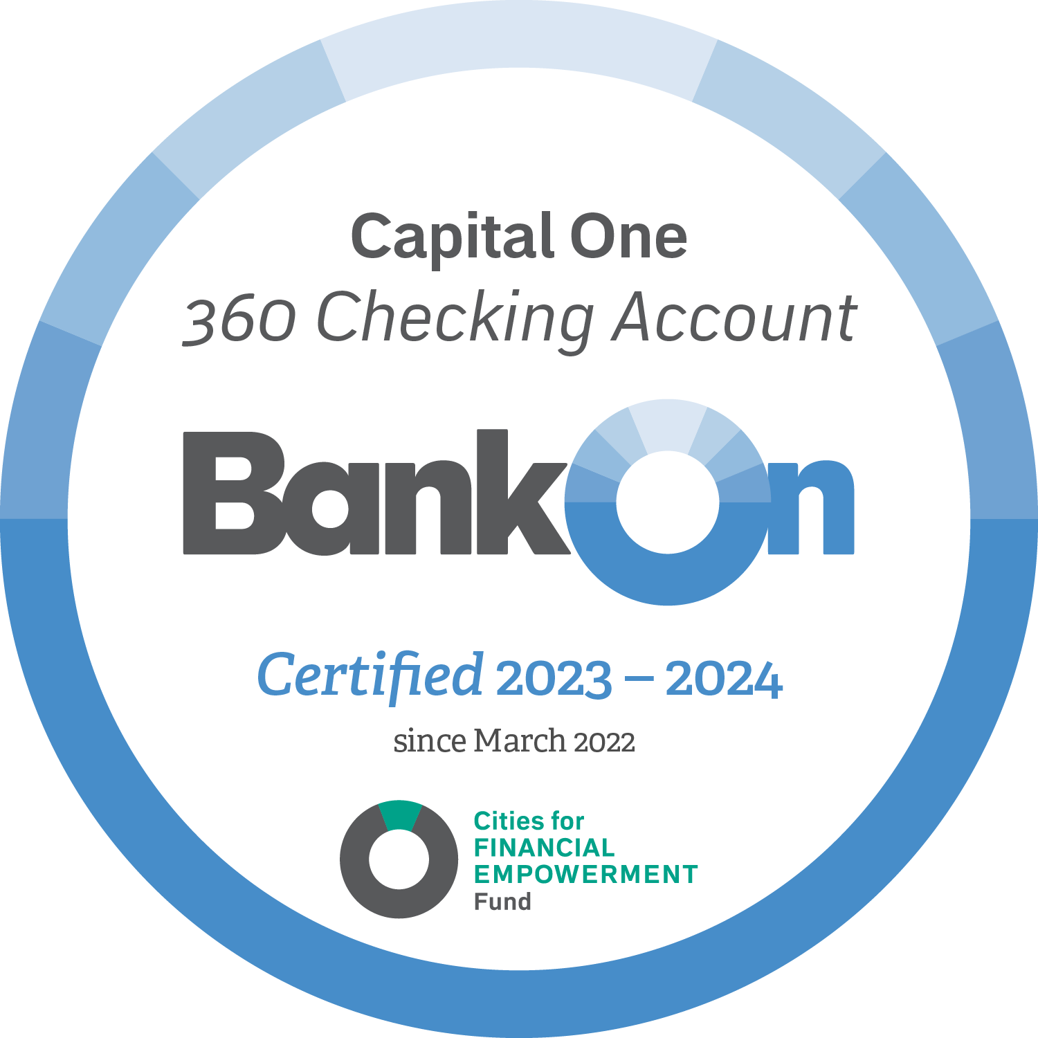 Capital One 360 Checking Seal