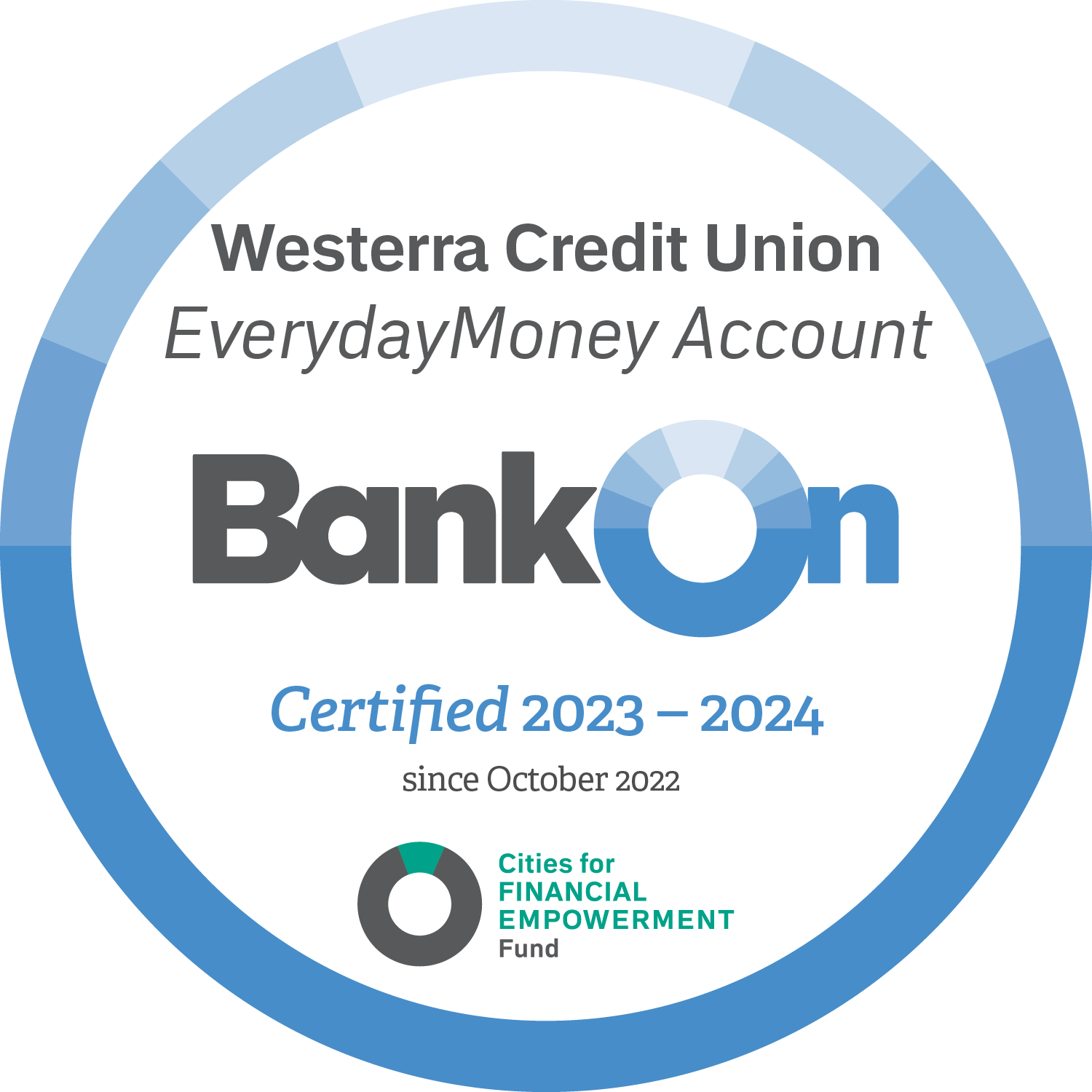 Westerra Credit Union Everyday Money Account Seal